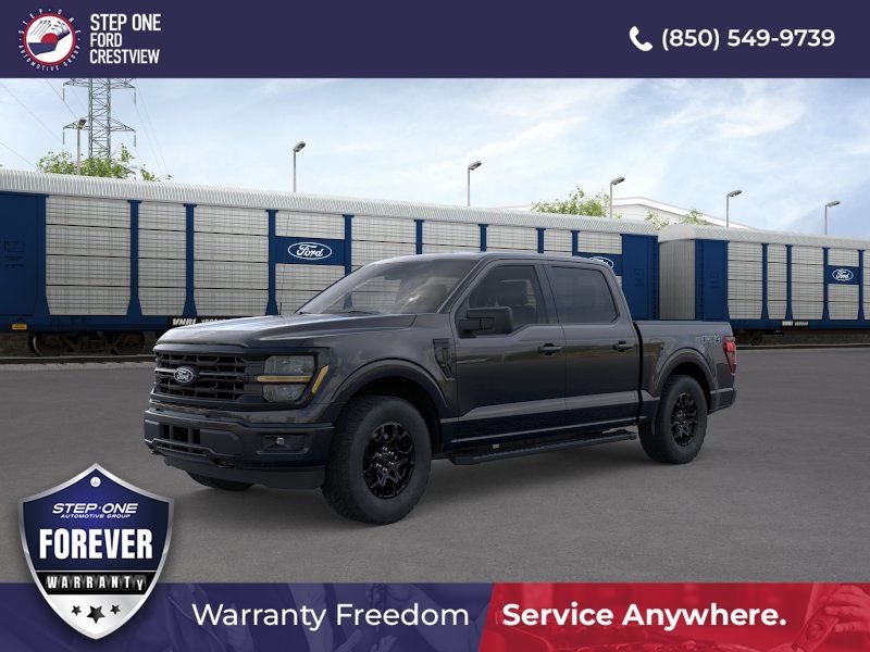 New 2026 Agate Black Metallic Ford XLT image 1