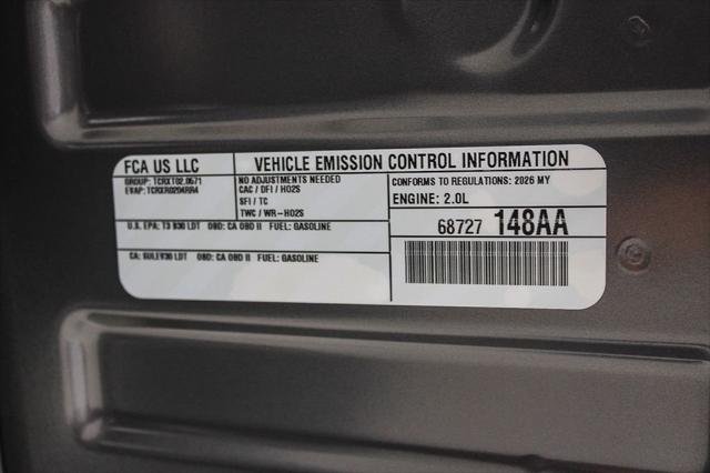 New 2026 Baltic Gray Metallic Clear-Coat Exterior Paint Jeep Laredo image 29