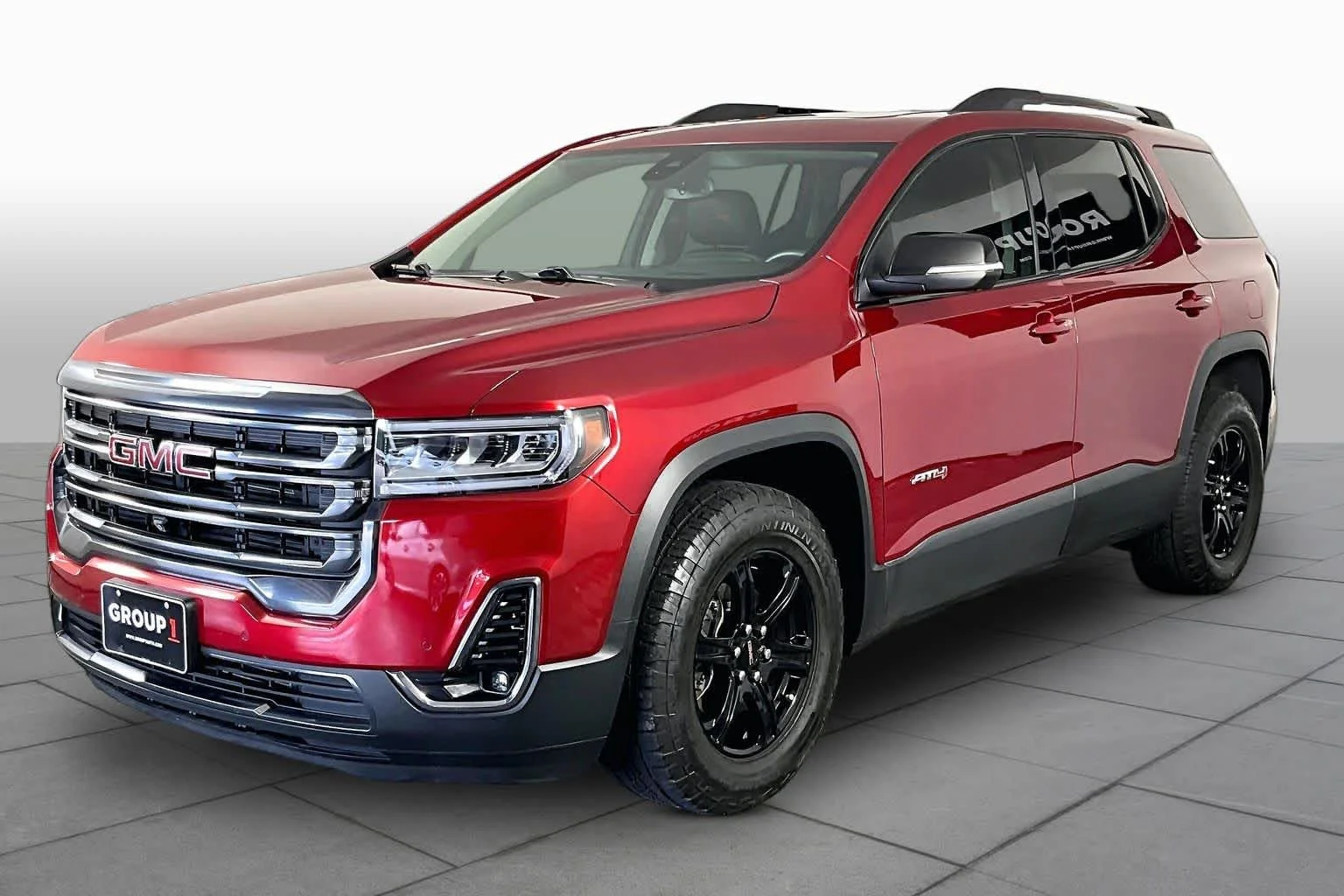 Used 2023 VOLCANIC RED TINCOAT GMC AT4 image 2