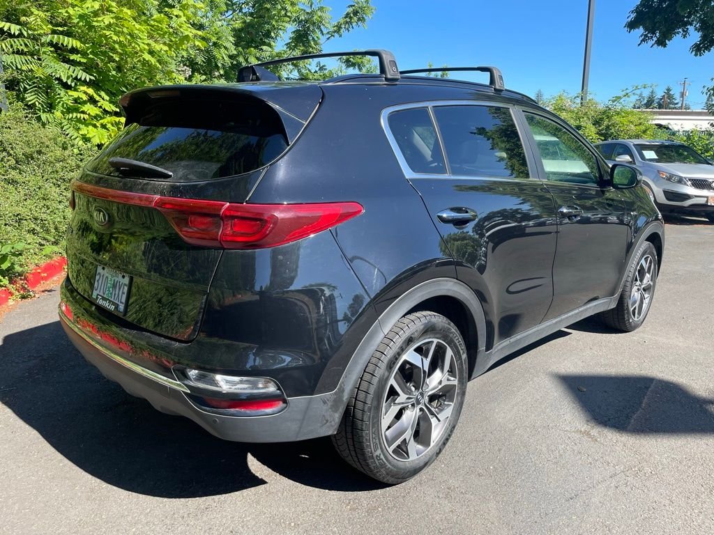 Used 2022 Black Cherry Pearl Kia EX image 4