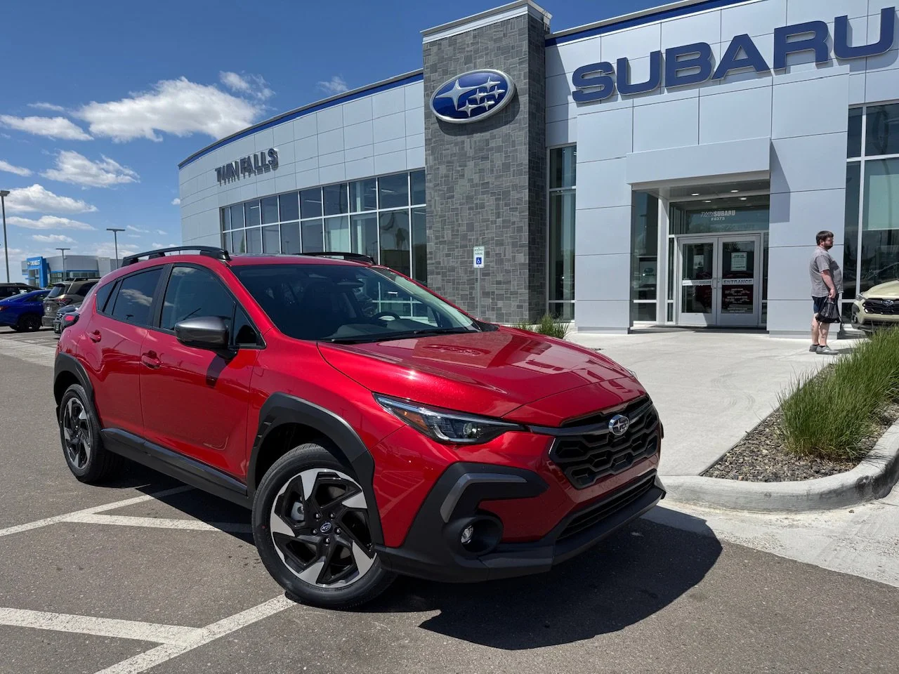 New 2026 Lithium Red Pearl Subaru Limited image 1