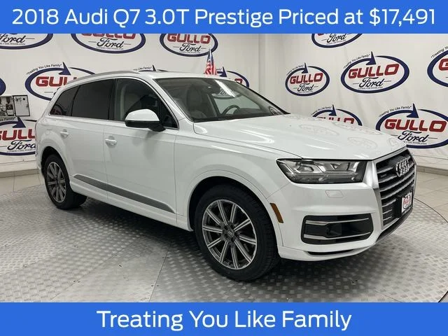 Certified Used 2018 Glacier White Metallic Audi 3.0T Prestige image 1
