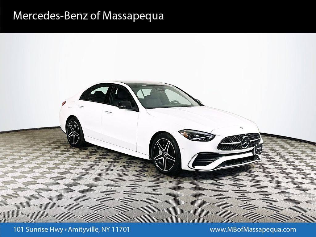 Certified Used 2024 White Mercedes-Benz C 300 image 1