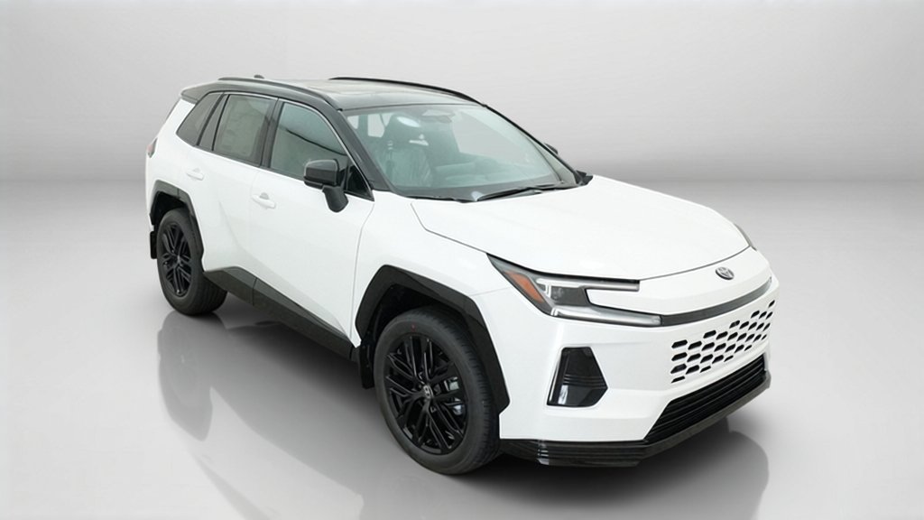 New 2026 Wind Chill Pearl with Midnight Black Metallic roof Toyota XSE image 5