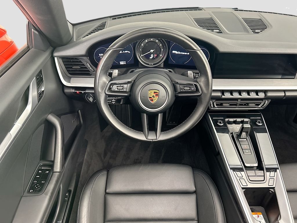 Used 2021 Lava Orange Porsche Carrera image 18