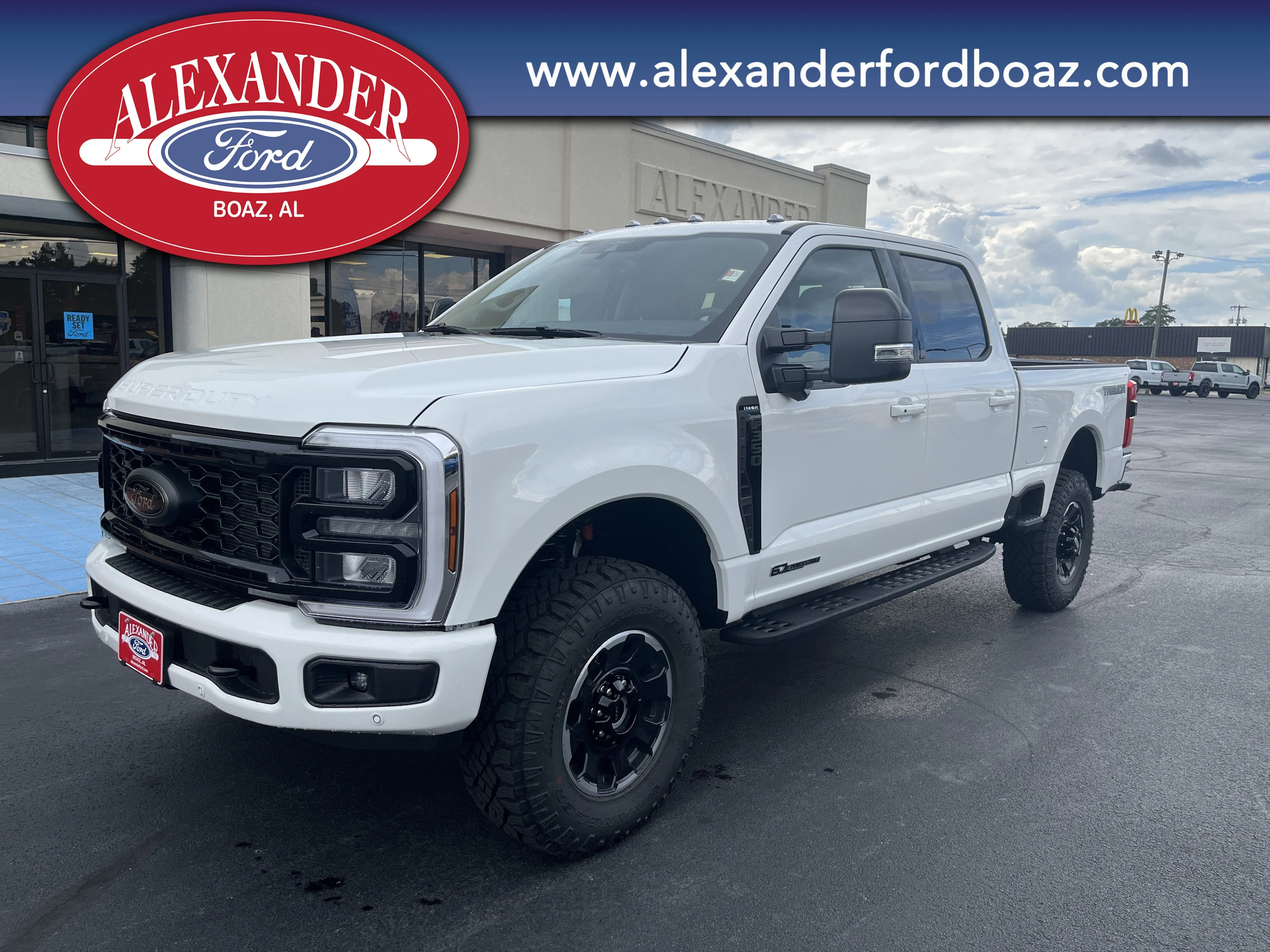 New 2026 Star White Metallic Tri-Coat Ford F-350® Lariat® image 1
