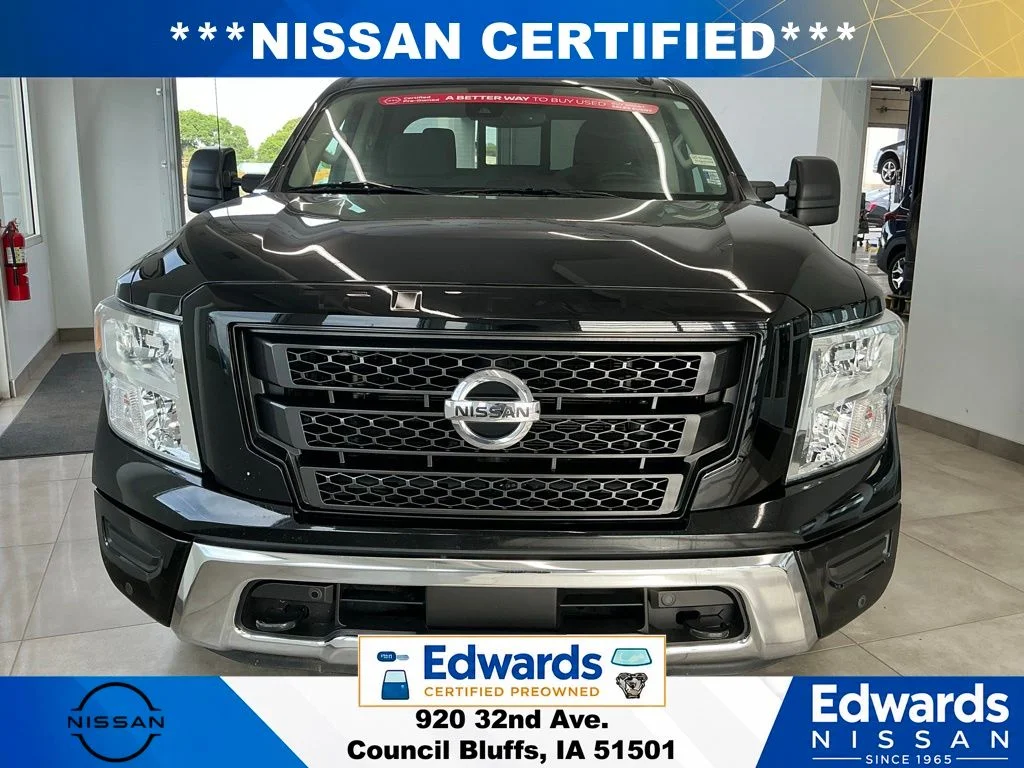Certified Used 2021 Black Nissan SV image 3