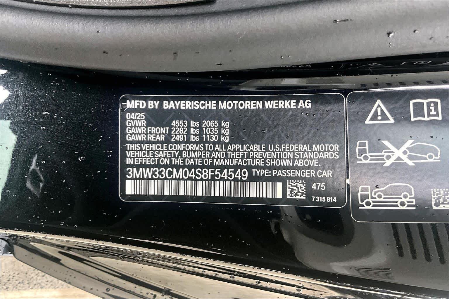 Used 2025 Black Sapphire Metallic BMW 230i xDrive image 29