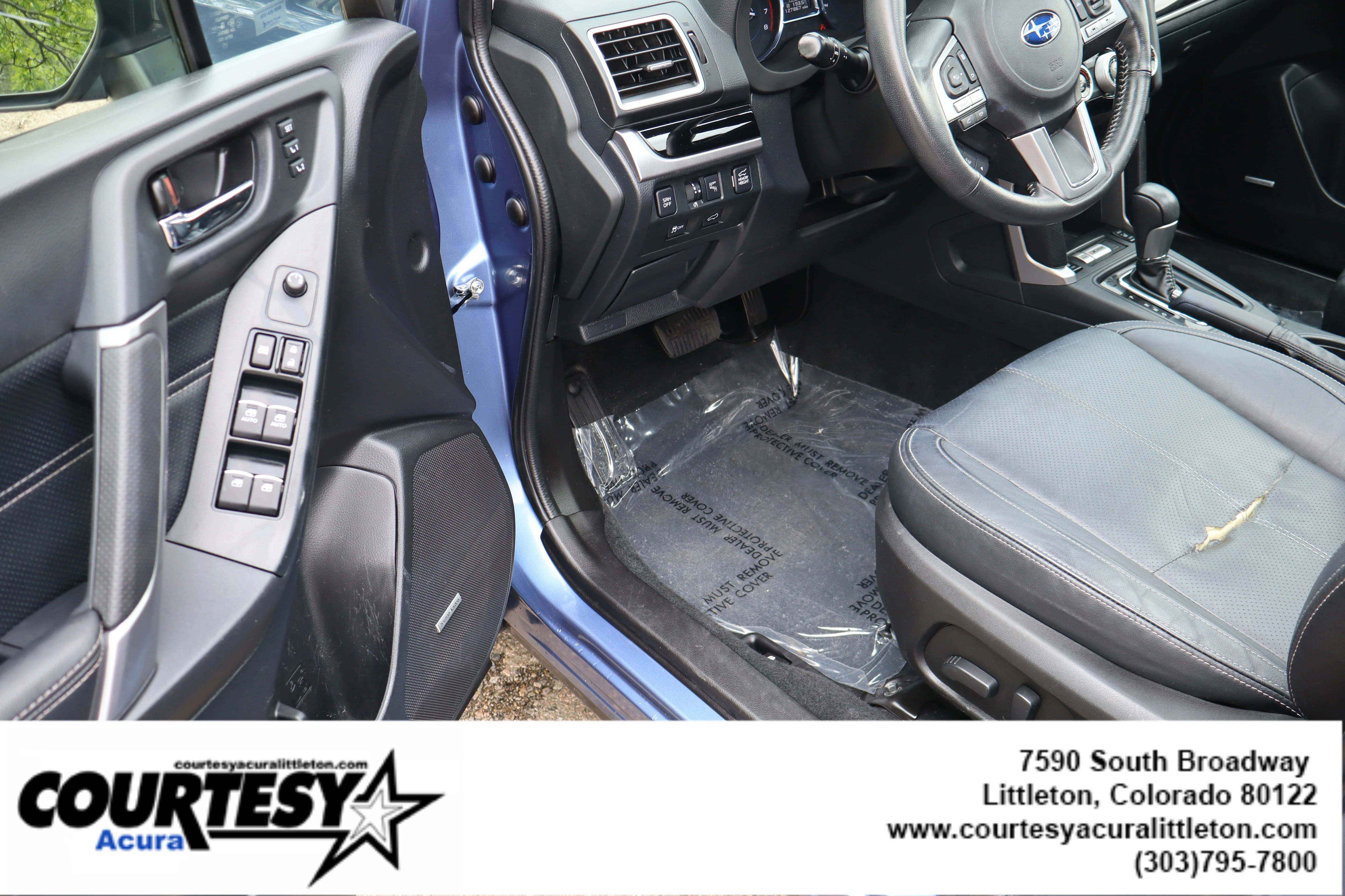 Used 2018 Quartz Blue Pearl Subaru Touring image 22