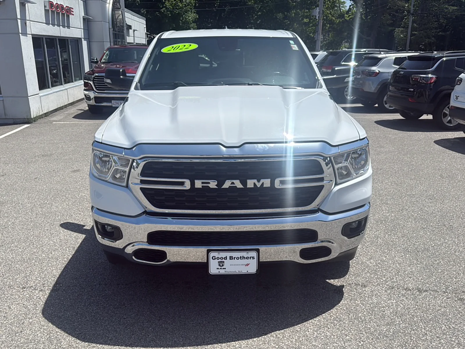 Used 2022 Bright White Clearcoat Ram Big Horn Quad Cab 4x4 6