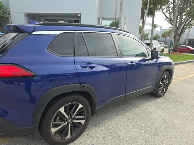 Used 2024 Blue Toyota Hybrid XSE image 4