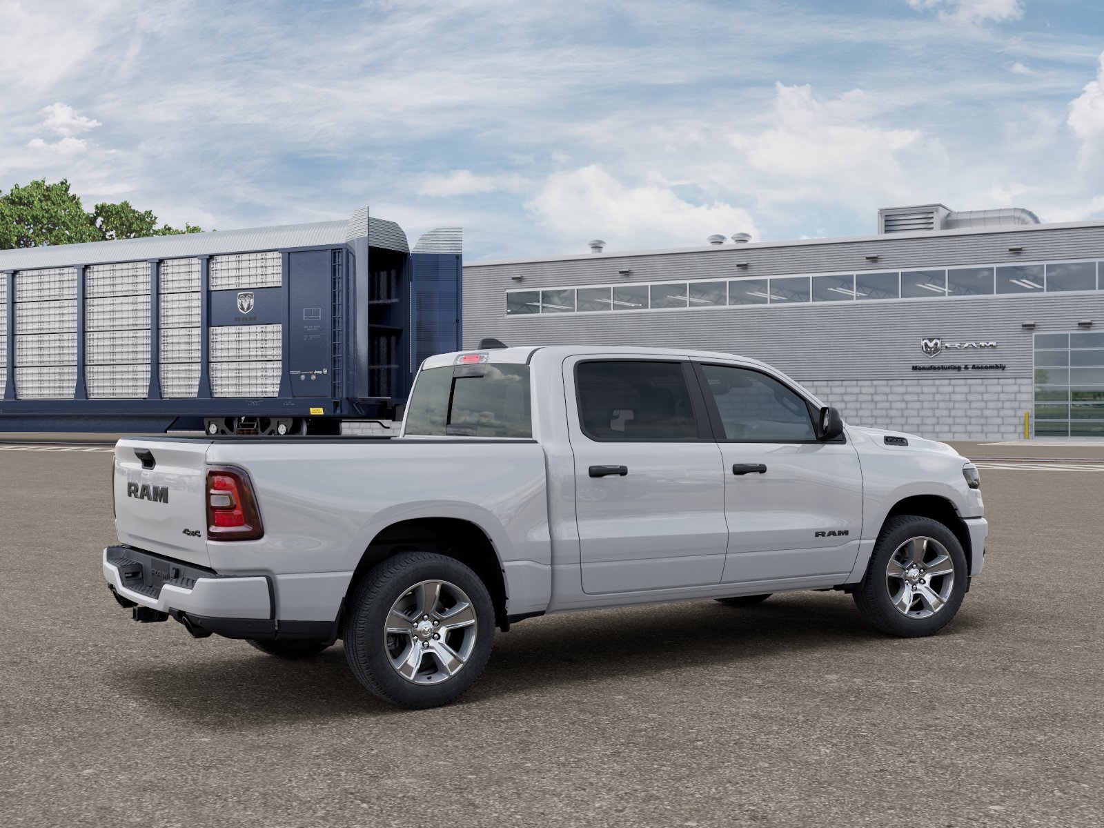 New 2026 Bright White Clear-Coat Exterior Paint RAM Express image 2