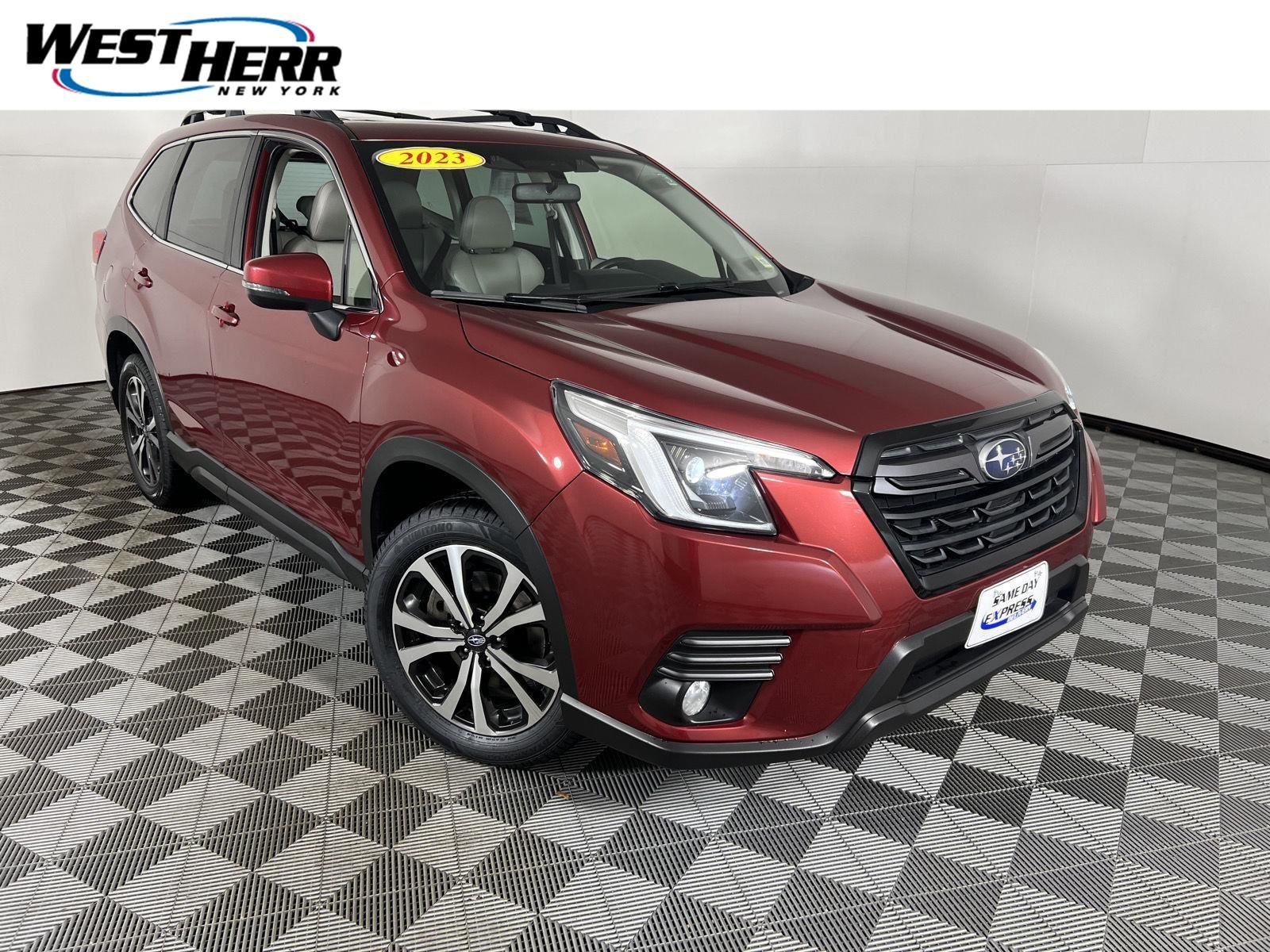 Used 2023 Crimson Red Pearl Subaru Limited image 1