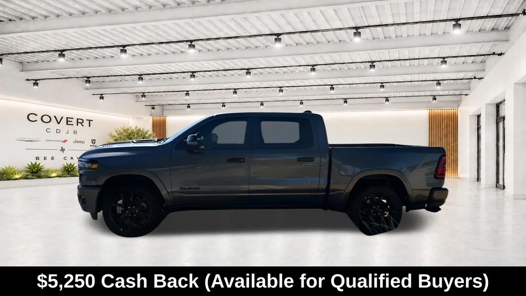 New 2026 Granite Crystal Metallic Clear-Coat Exterior Paint RAM Laramie image 6