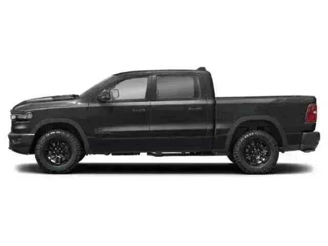 New 2026 Diamond Black Crystal Pearl-Coat Exterior Paint RAM Rebel image 3