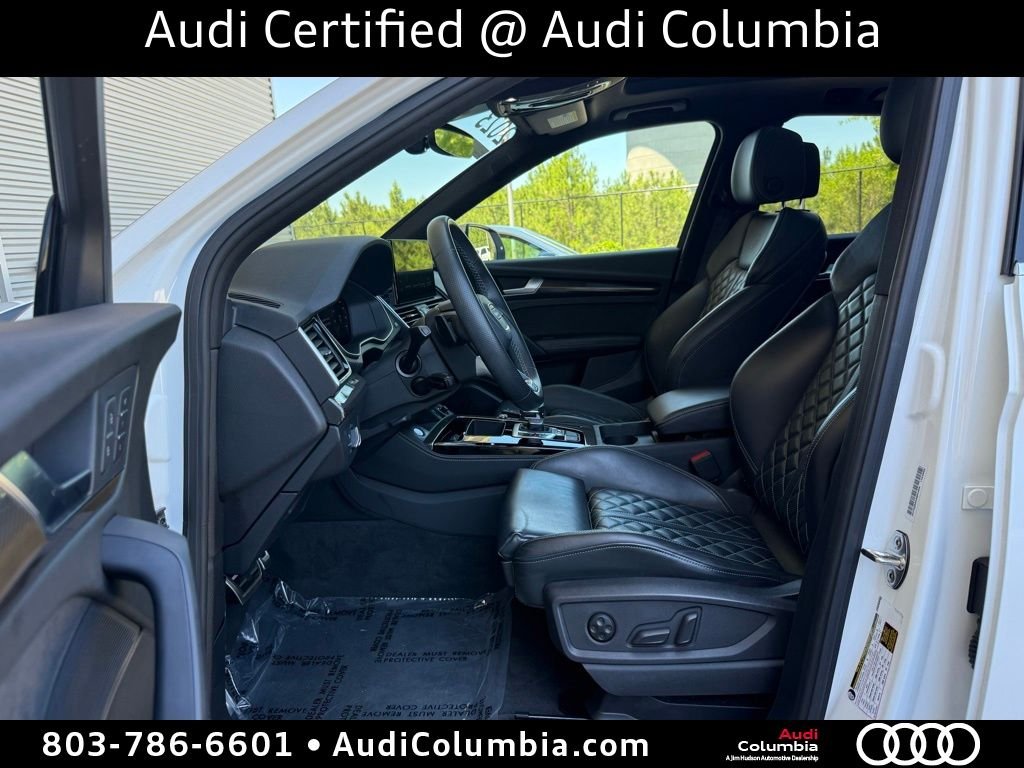 Certified Used 2023 White Audi Premium Plus image 22