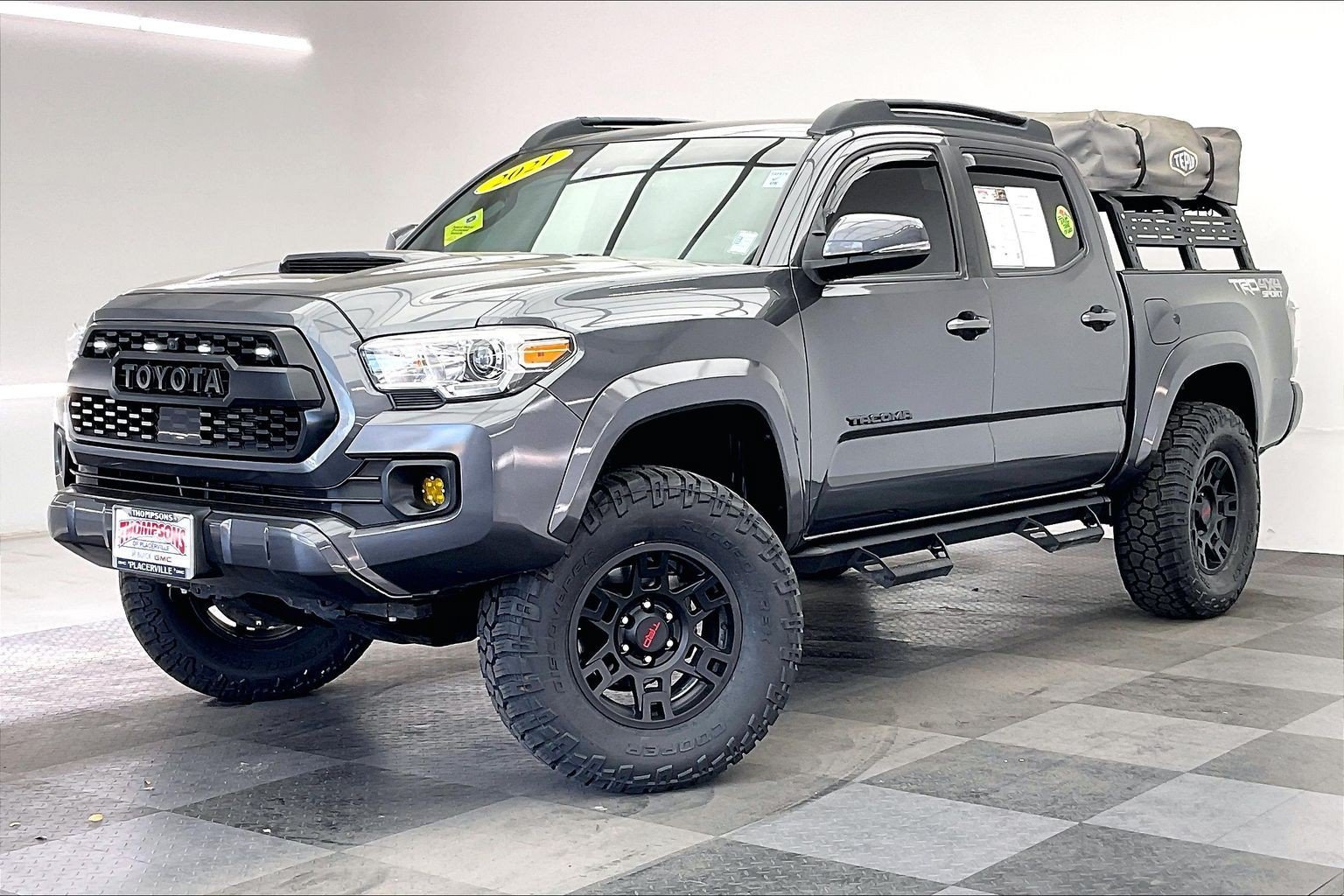 Used 2021 Magnetic Gray Metallic Toyota TRD Sport image 12