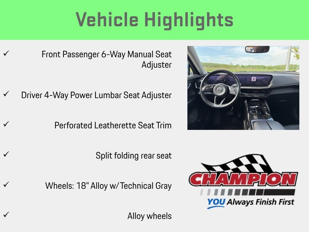 Used 2024 Gray Metallic Buick Preferred image 18