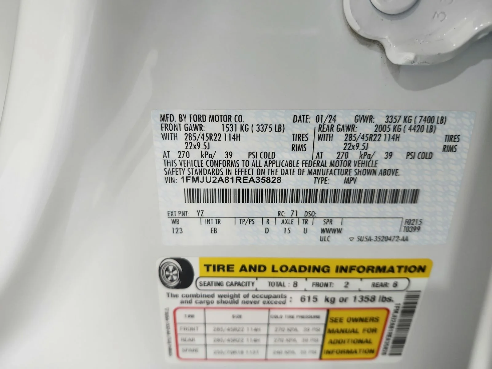 Used 2024 Oxford White Ford Limited image 52