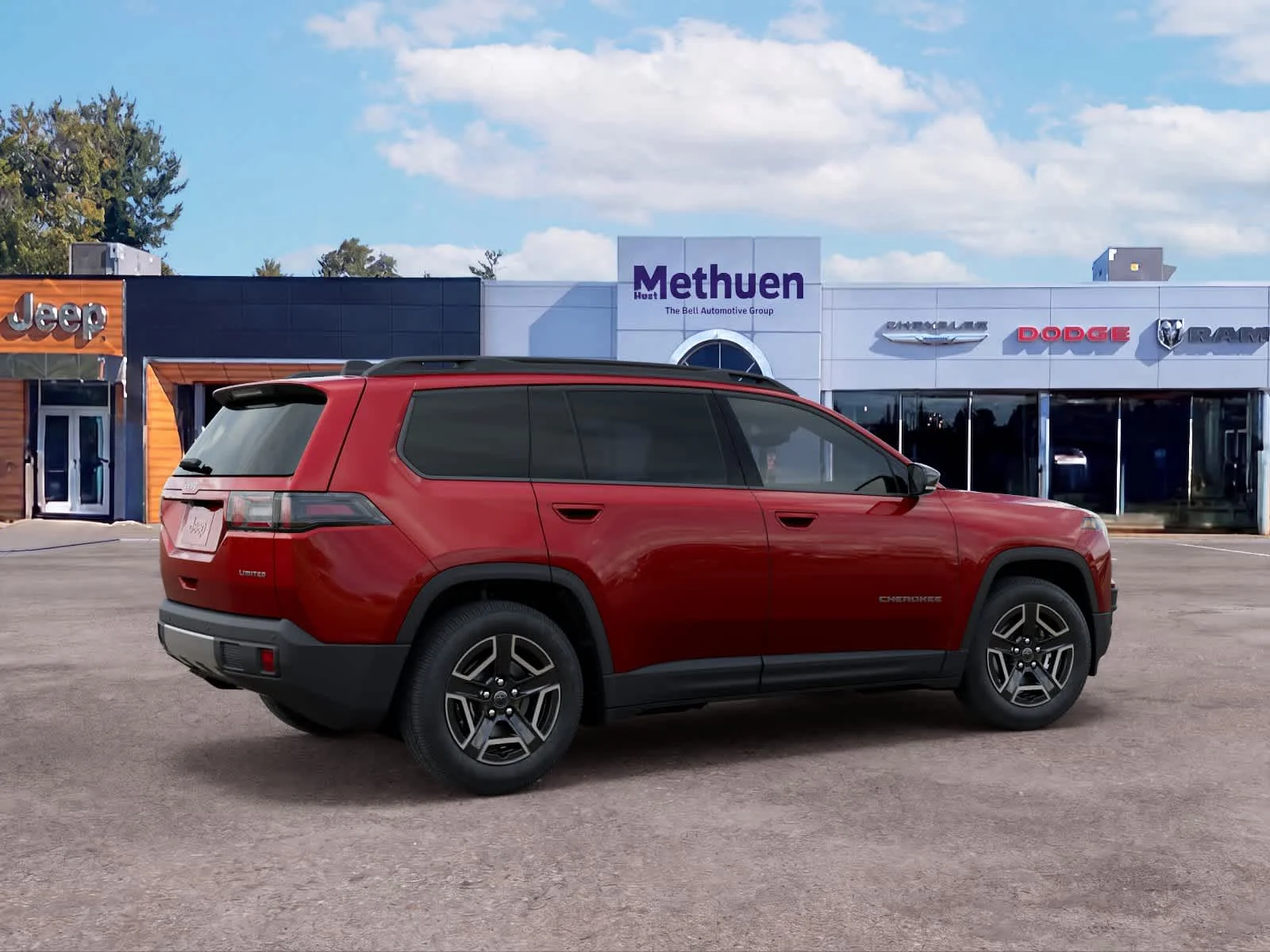 New 2026 Red Hot Pearlcoat Jeep Limited image 4