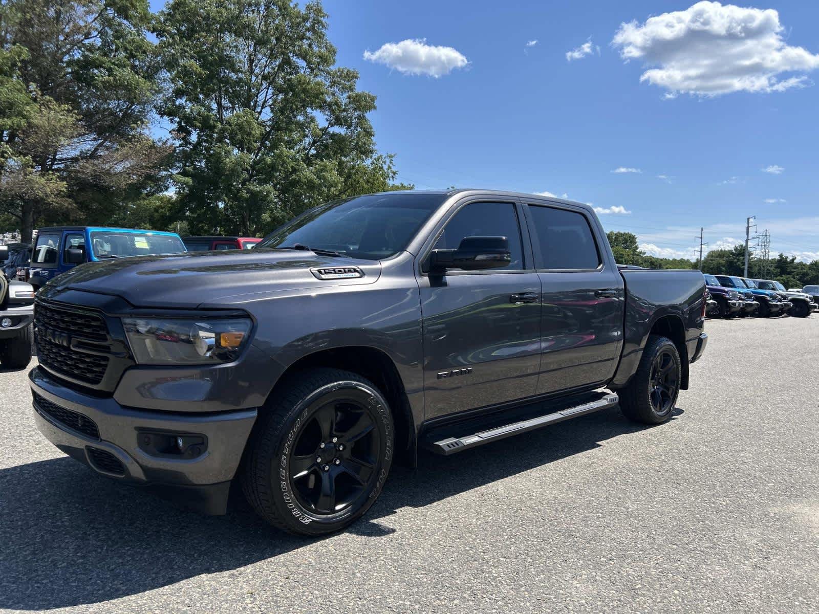 Used 2023 Granite Crystal Metallic Clearcoat Ram Big Horn image 7