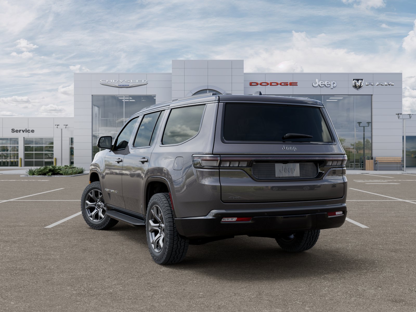 New 2026 Baltic-Gray Metallic Clear-Coat Exterior Paint Jeep Upland image 3