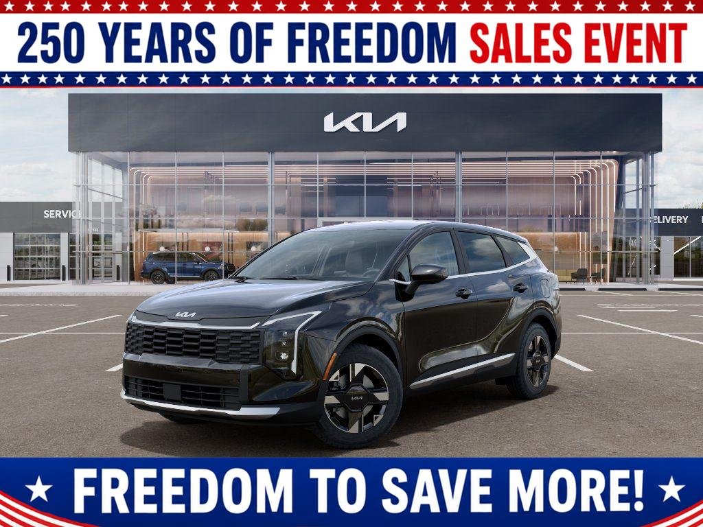 New 2026 Ebony Black Kia LX image 1