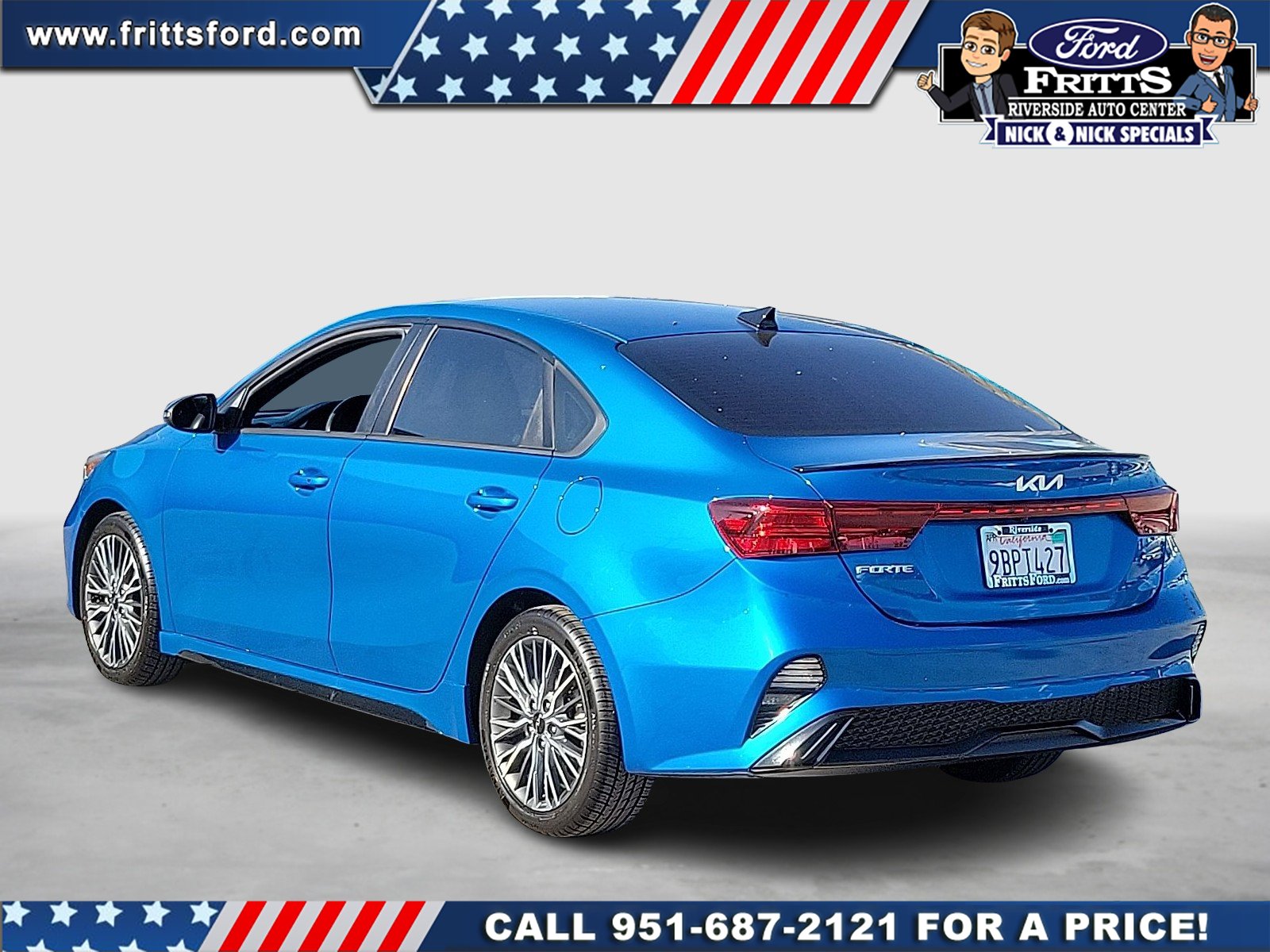 Certified Used 2022 Blue Kia GT-Line image 3