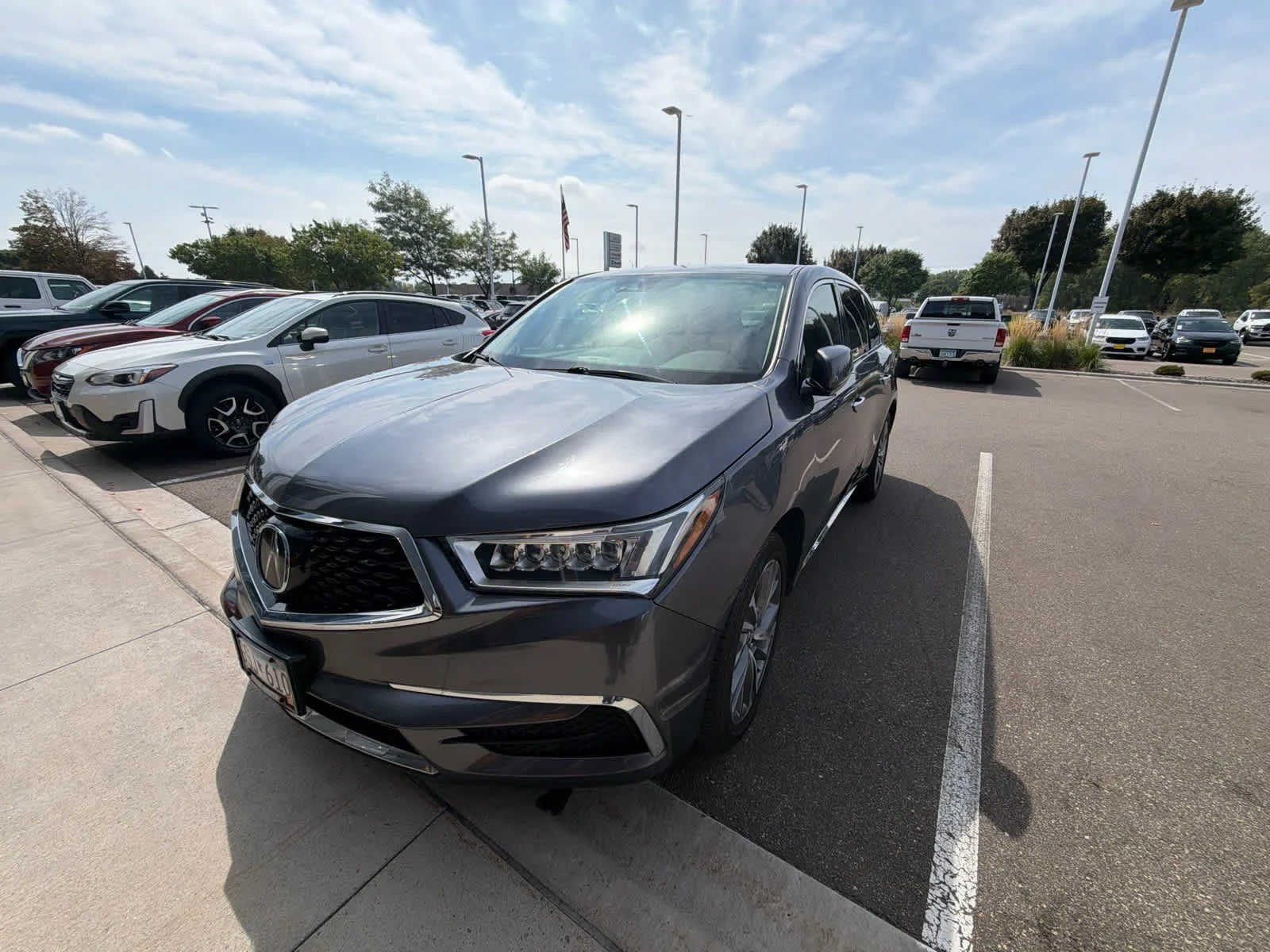 Used 2018 Modern Steel Metallic Acura w/Technology Pkg image 6