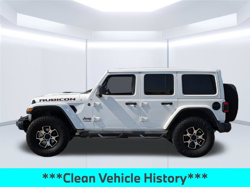 Used 2019 White Jeep Unlimited Rubicon image 2