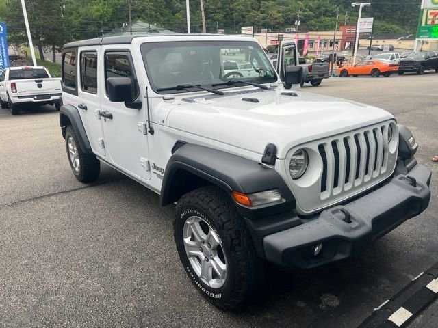 Certified Used 2018 White Jeep Unlimited Sport S image 2