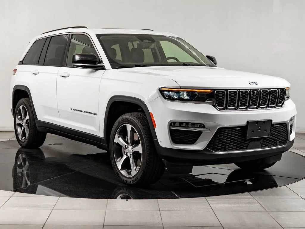 Used 2022 Bright White Clearcoat Jeep 4xe image 12