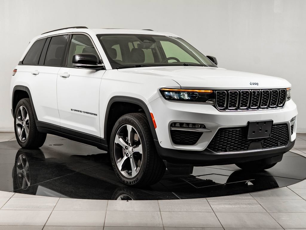 Used 2022 Bright White Clearcoat Jeep 4xe image 12