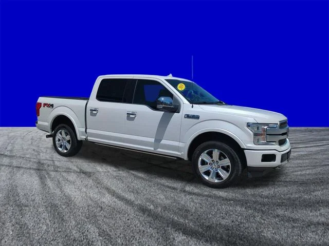 Used 2019 White Platinum Clearcoat Metallic Ford Platinum image 2