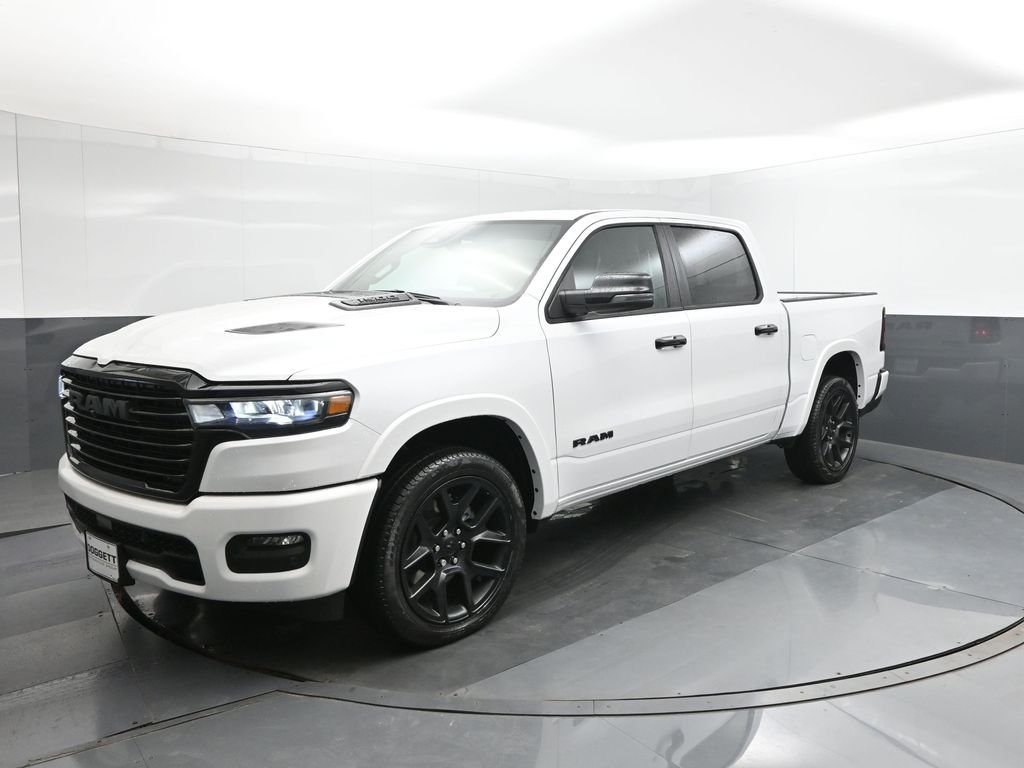 New 2026 Ivory White Tri-Coat Pearl-Coat Exterior Paint RAM Laramie image 34
