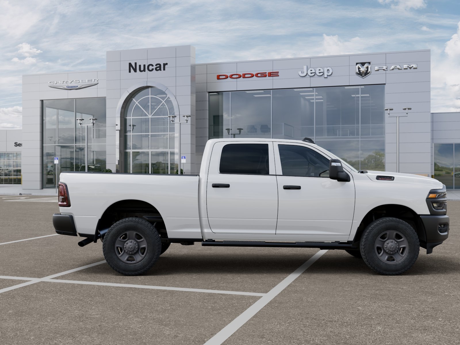 New 2026 Bright White Clear-Coat Exterior Paint RAM Tradesman image 38