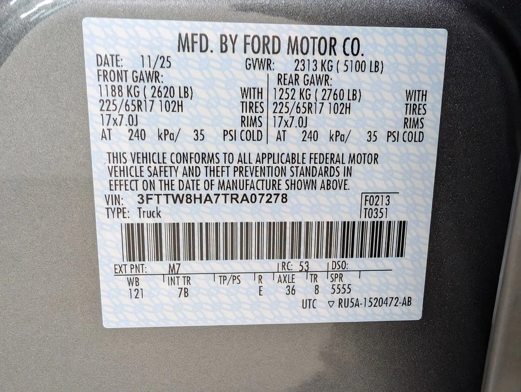 New 2026 Carbonized Gray Metallic Ford XLT image 9
