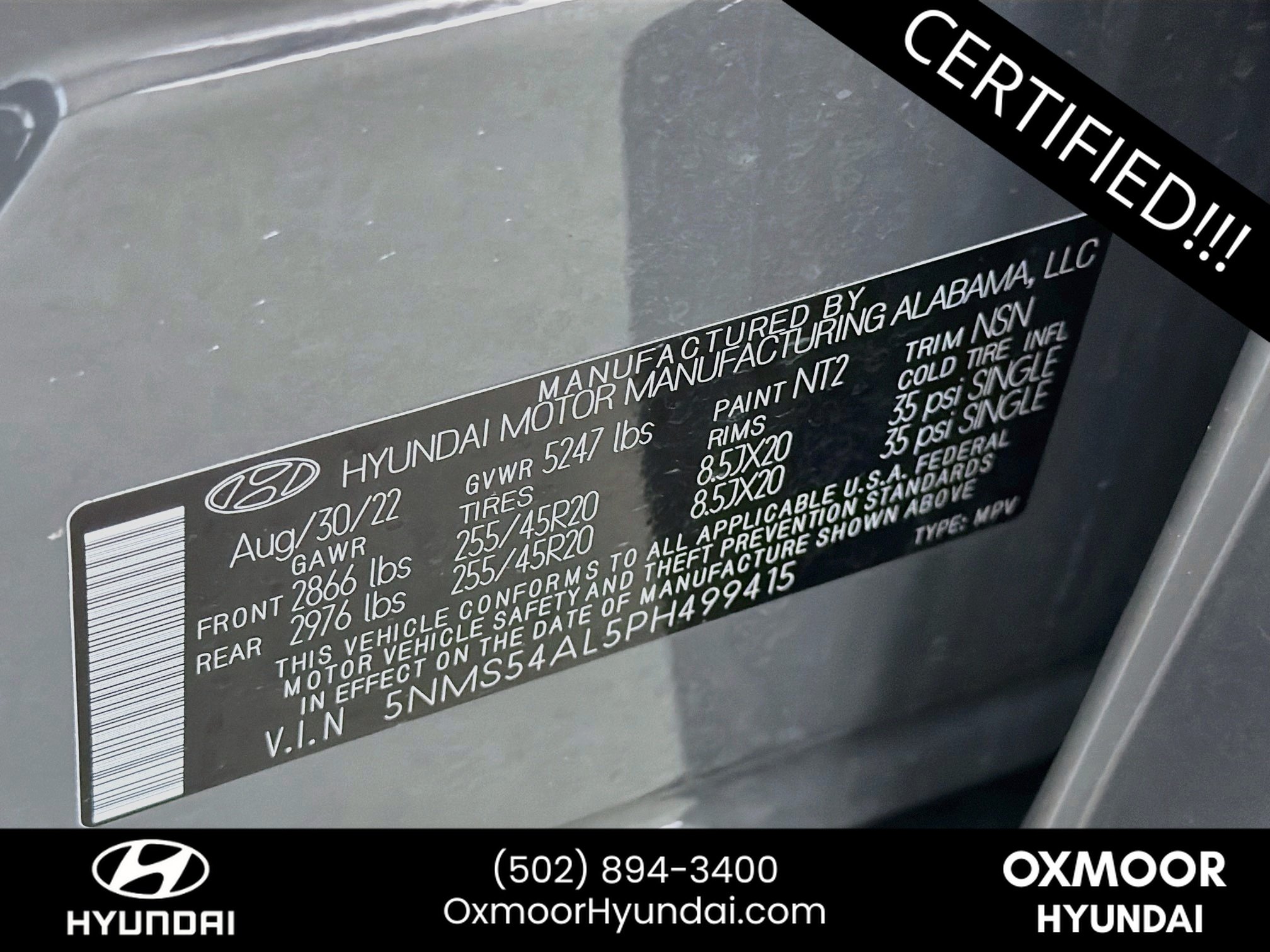 Used 2023 Hampton Gray Hyundai Calligraphy image 34