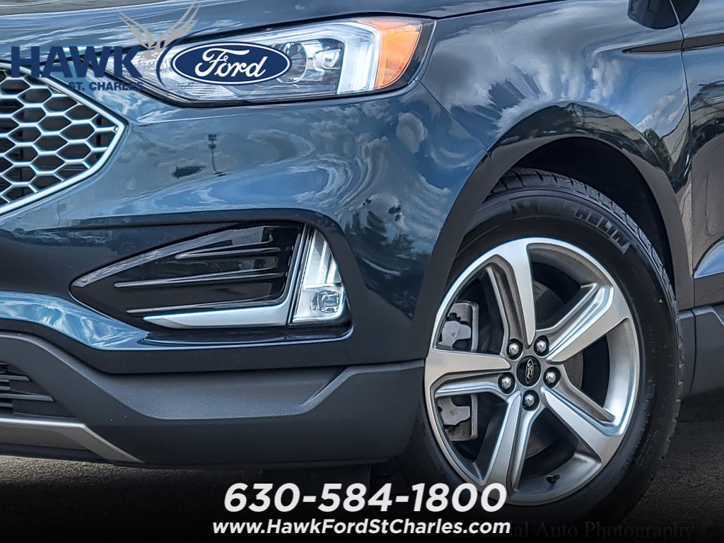 Certified Used 2023 Blue Metallic Ford SEL image 3