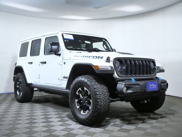 Used 2024 White Jeep Rubicon 4xe image 1