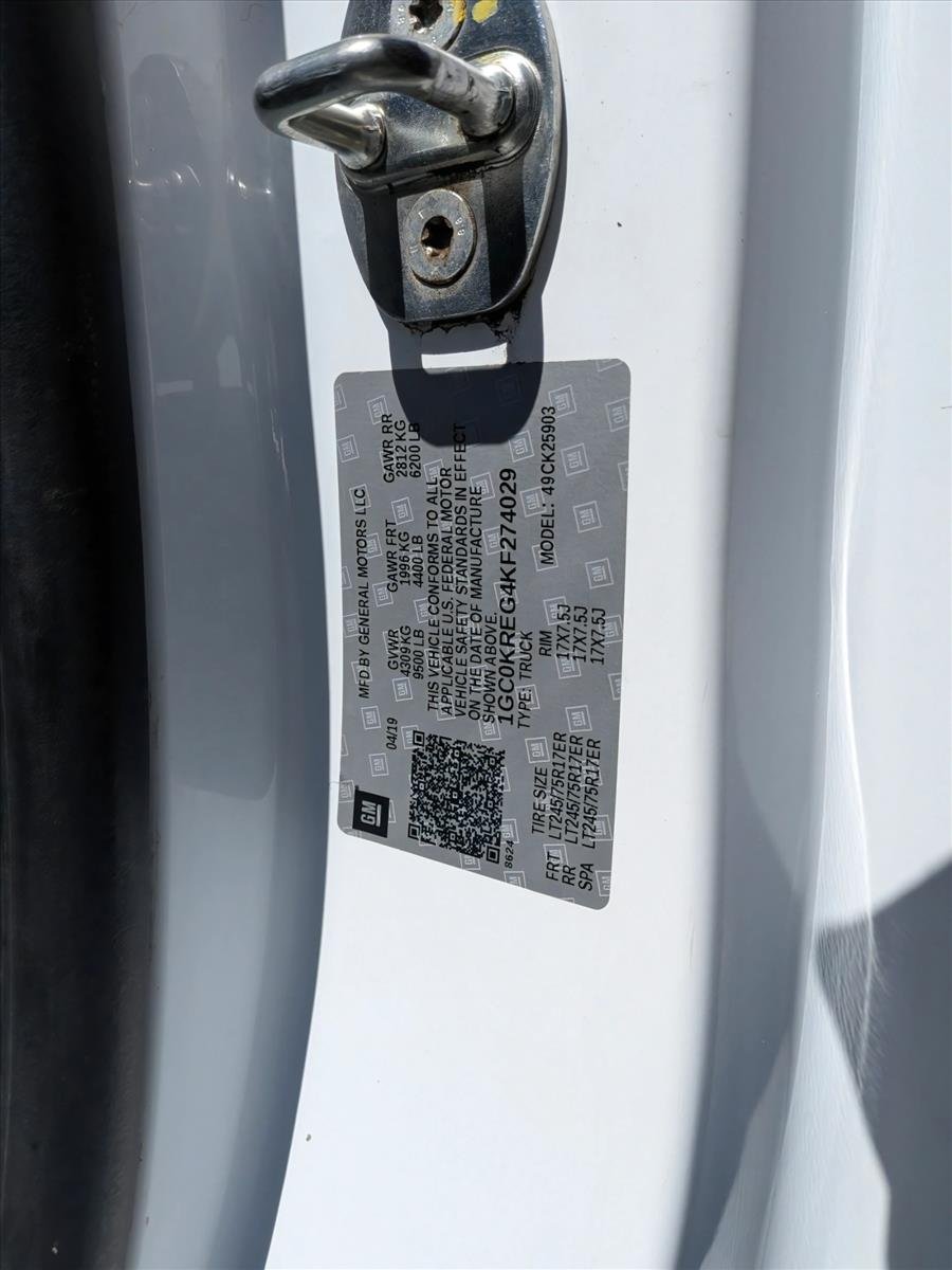 Used 2019 Summit White Chevrolet Work Truck image 21