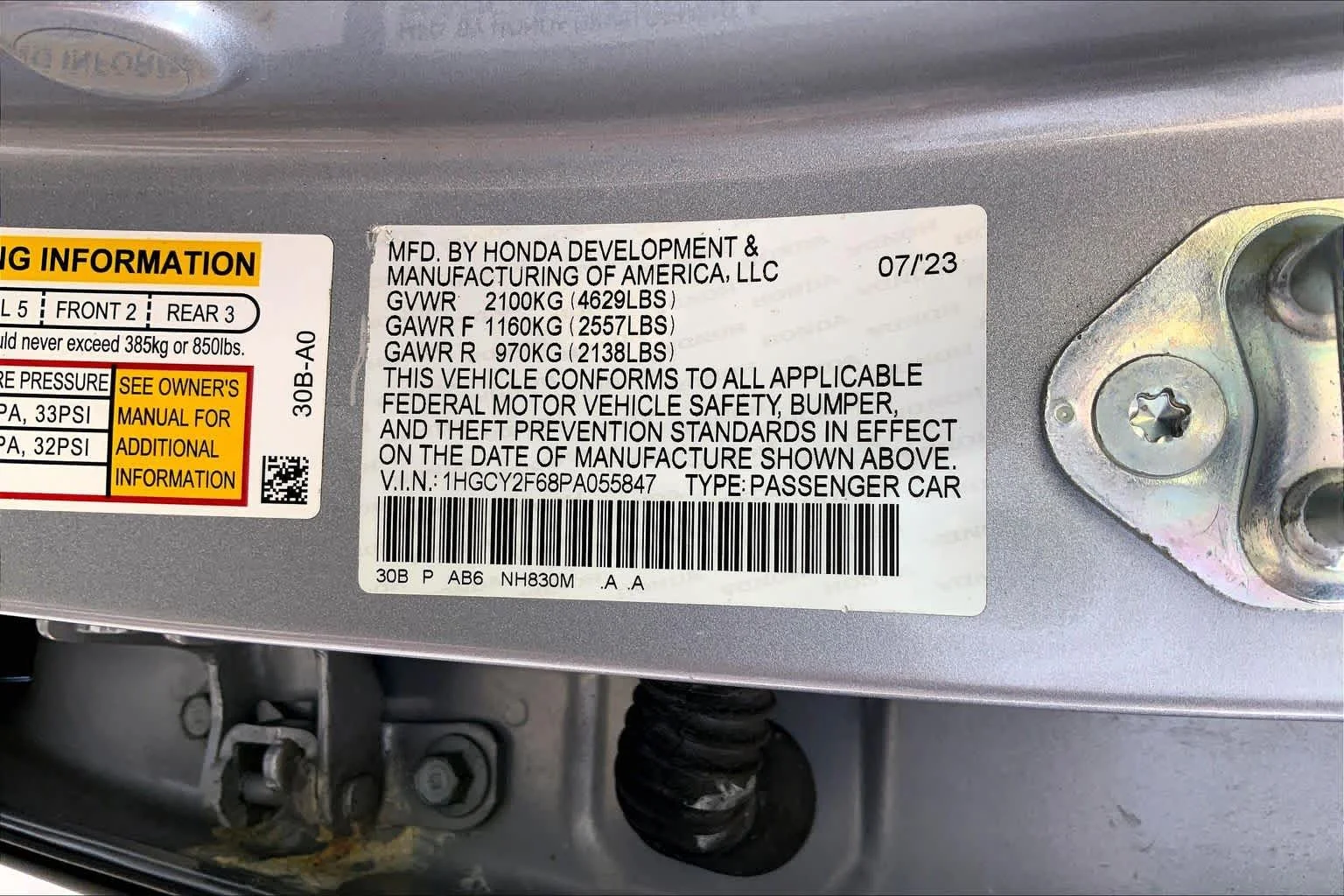 2023 Honda Accord Hybrid EX-L - Photo 32