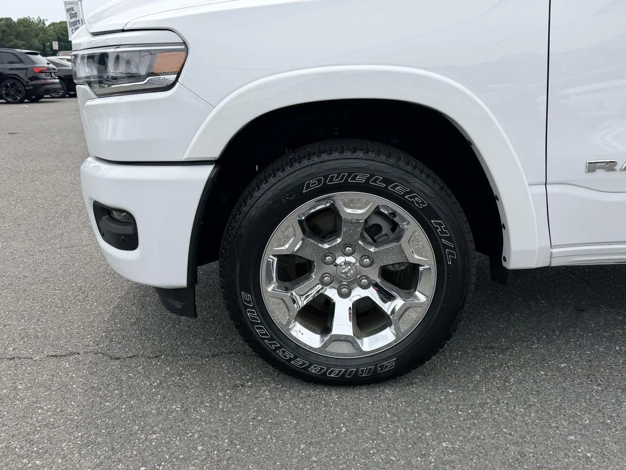 Used 2025 Bright White Clearcoat RAM Big Horn Crew Cab 4x4 57