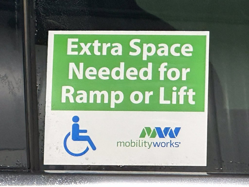 Used 2025 White Chrysler Wheelchair Accessible-  Select image 6