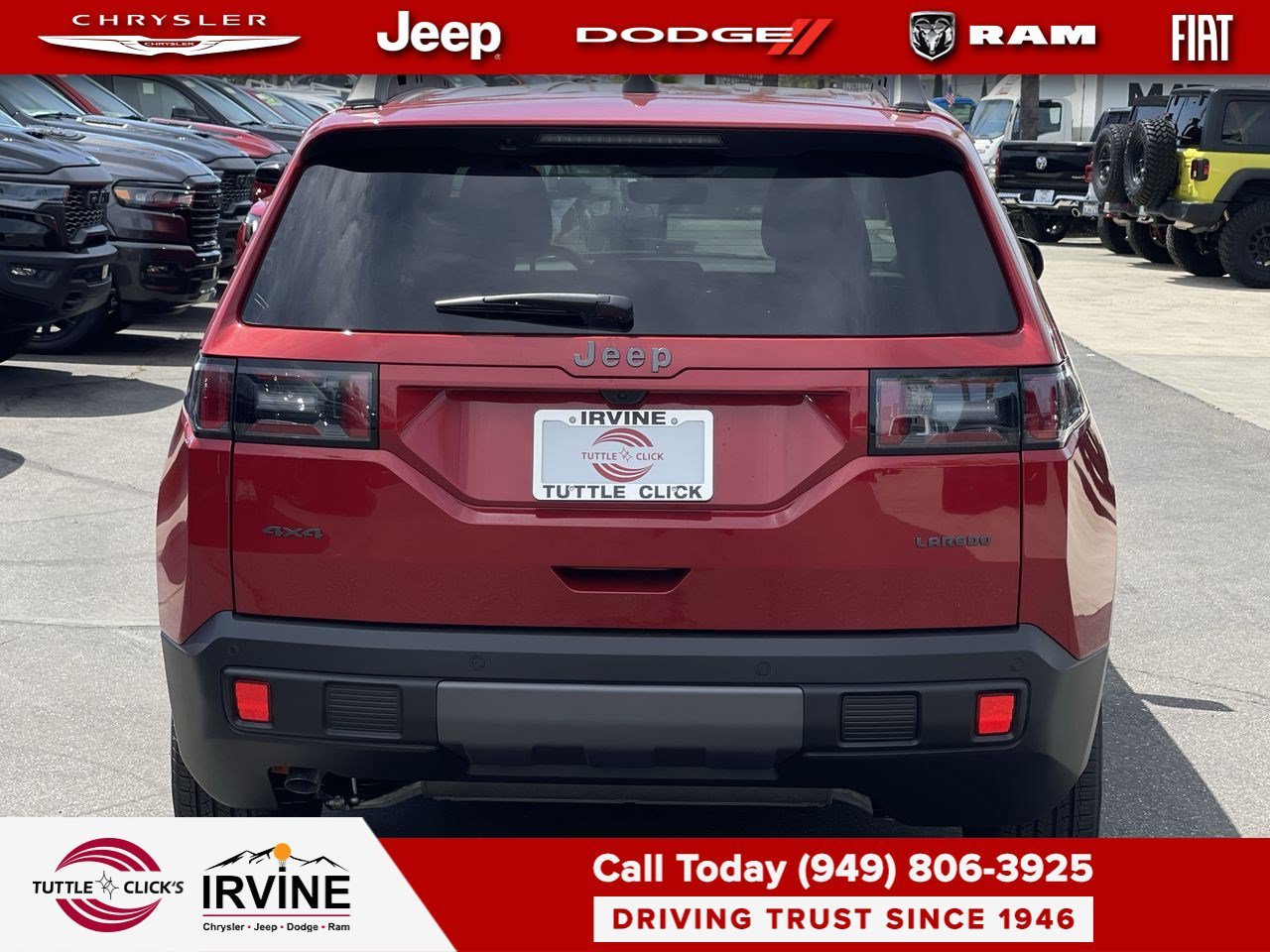 New 2026 Red Hot Pearlcoat Jeep Laredo image 11