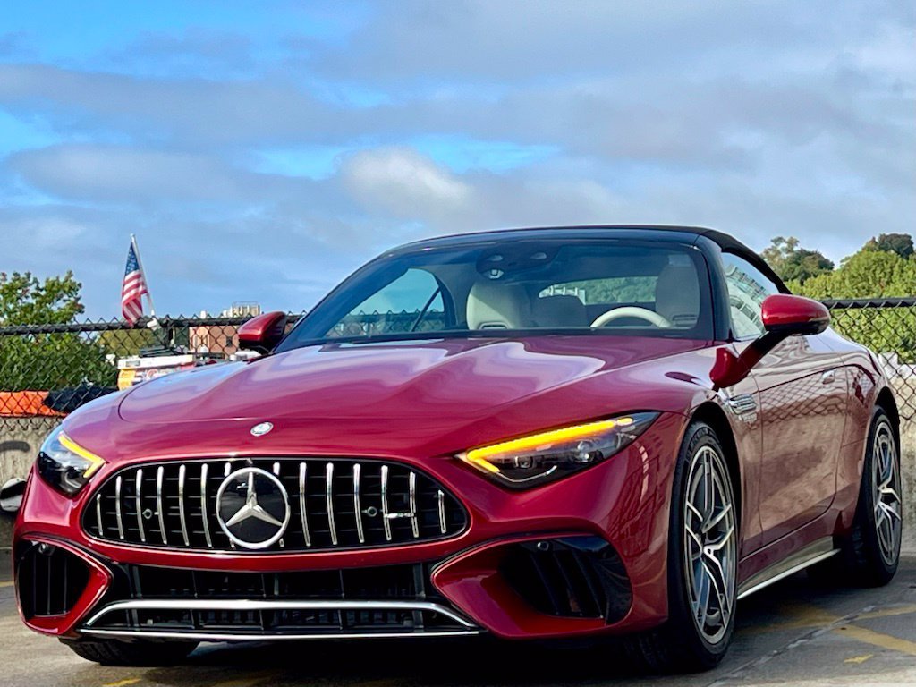 Certified Used 2023 Red Mercedes-Benz SL 55 AMG® image 4