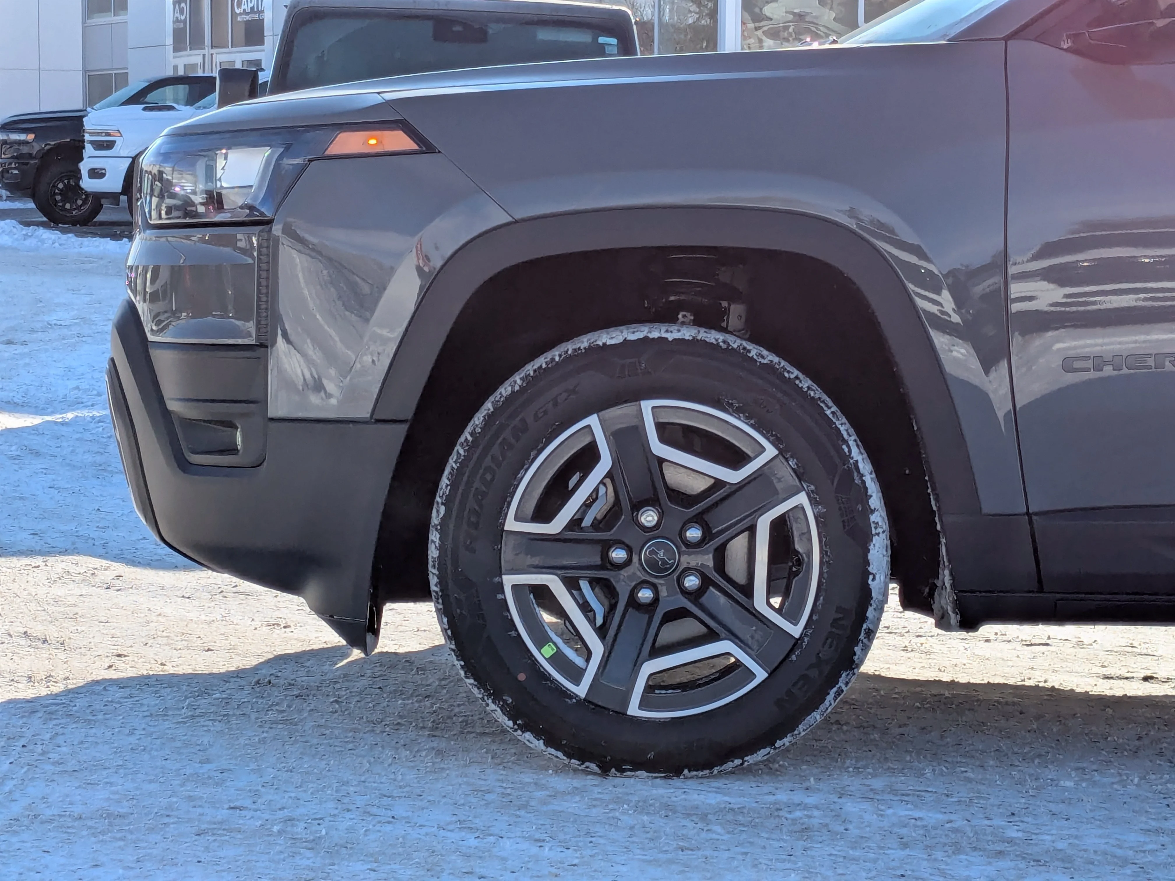 New 2026 Grey Jeep Laredo - - Adaptive Cruise - 12.3 Display - Heated Seats/Wheel - Compact Spare Tire & More image 10