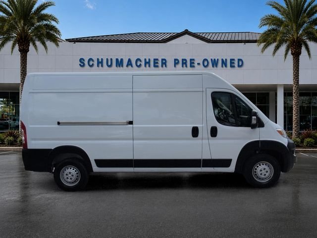 Used 2025 Bright White Clearcoat Ram High Roof image 8