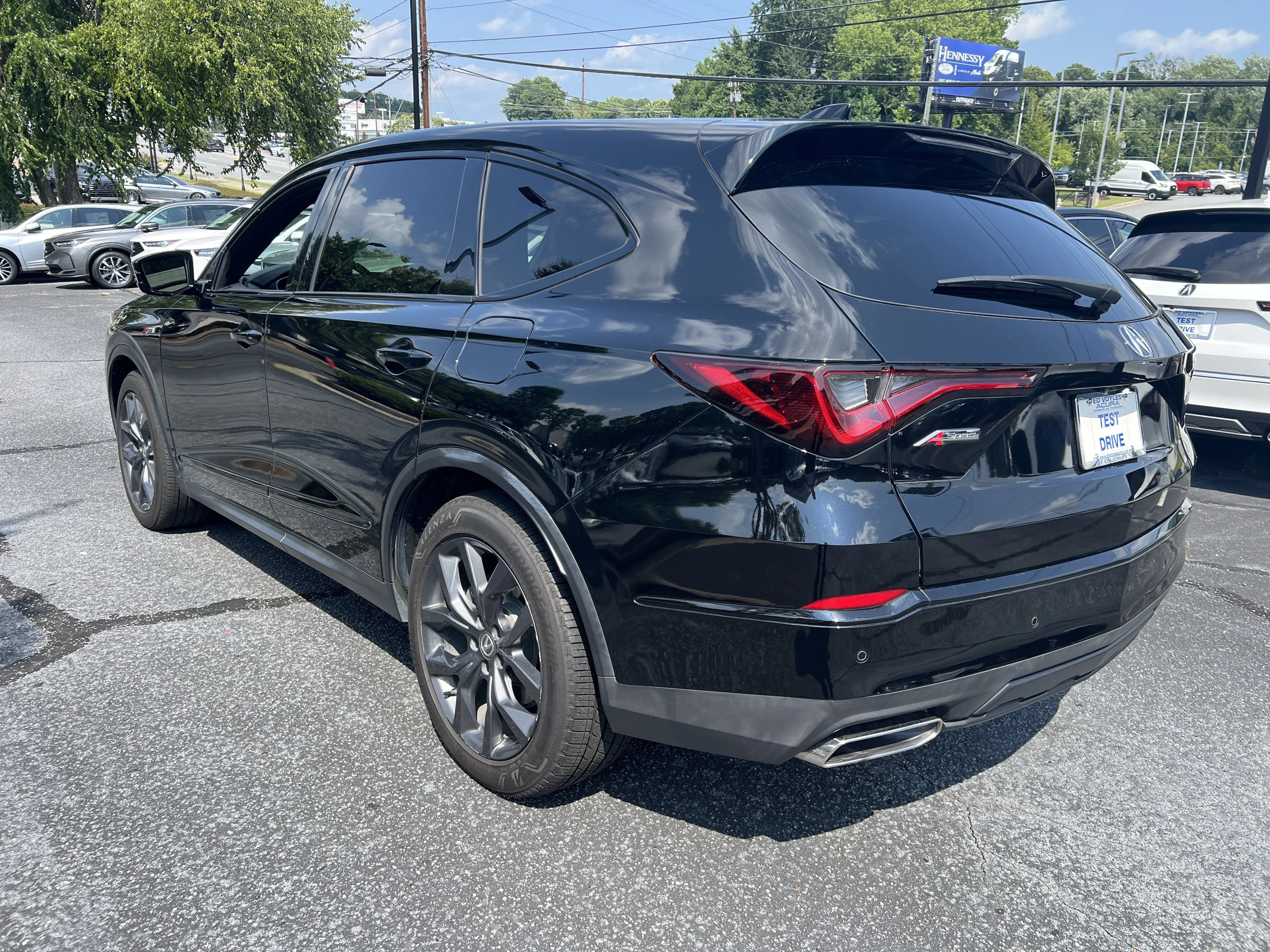 Certified Used 2023 Majestic Black Pearl Acura SH-AWD with A-Spec Package image 3