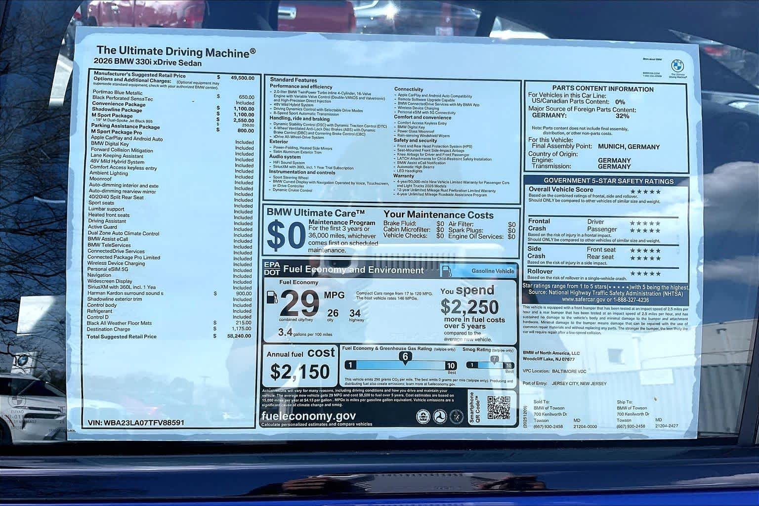 2026 BMW 3 Series 330i - Photo 19